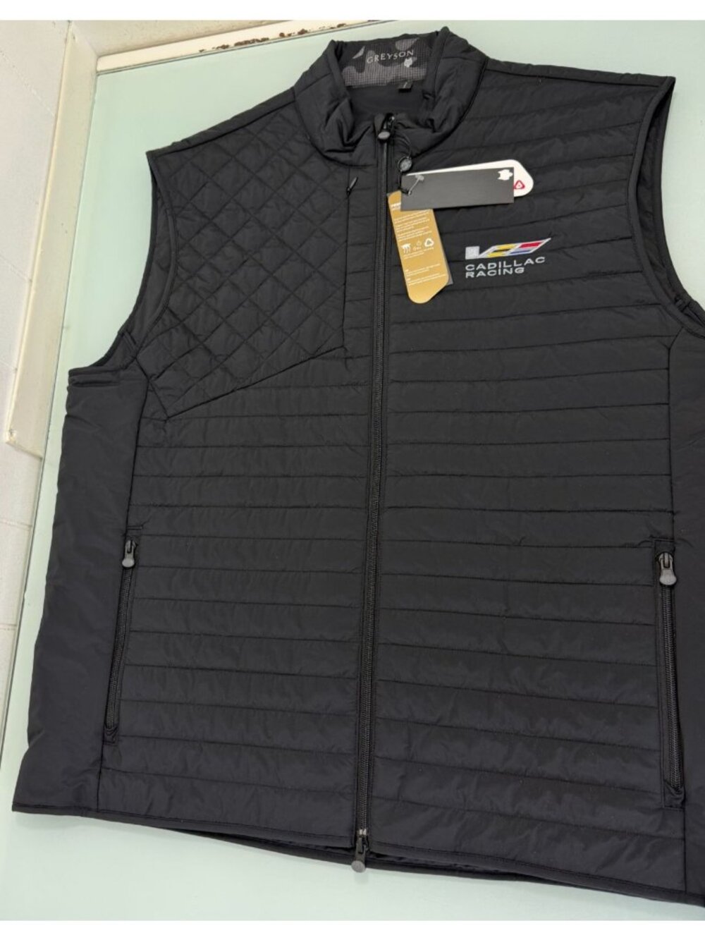 Cadillac V Greyson Maltese Yukon X-Lite Puffer Vest Jacket Mens XXL 2XL Full Zip